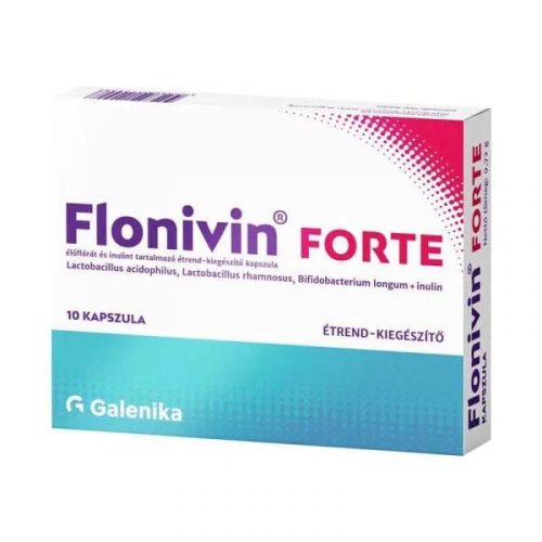 Flonivin Forte kapszula élőflórával és inulinnal (10db)