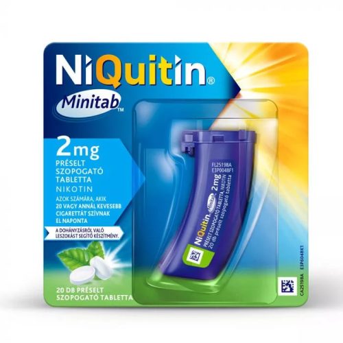 Niquitin Minitab 2 mg préselt szopogató tabletta (20 db)