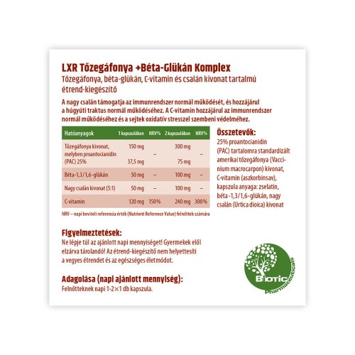 LXR Tőzegáfonya Komplex (60 db)