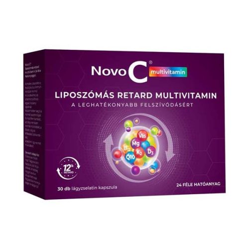 Novo C Liposzómás Retard Multivitamin lágyzselatin kapszula (30db)