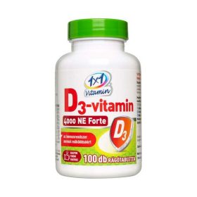 1×1 Vitamin D3-vitamin 4000 NE Forte lime ízben (100db)