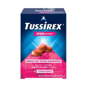 Tussirex köhögés elleni pasztilla (20 db)