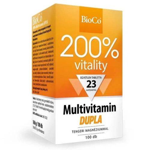 BioCo 200% Vitality Multivitamin Dupla filmtabletta (100 db)