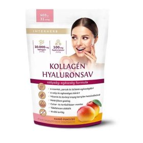   Interherb Mangó-puncs ízű Kollagén & Hyaluronsav italpor (403 g)