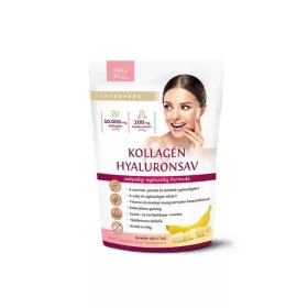   Interherb Kollagén & Hyaluronsav italpor Banán-Split ízű (403g)