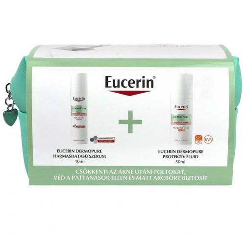 Eucerin DermoPure hármas hatású szérum + Protektív Fluid FF30 (40+50 ml)