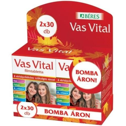 Béres Vas Vital filmtabletta Duopack (30+30db)