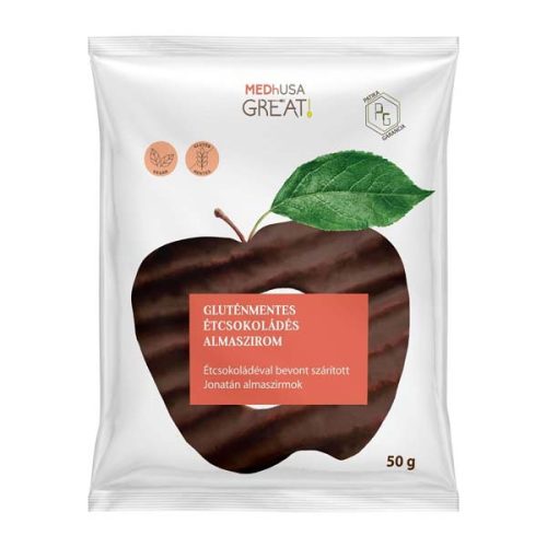 MEDhUSA Gluténmentes étcsokoládés almaszirom (50g)