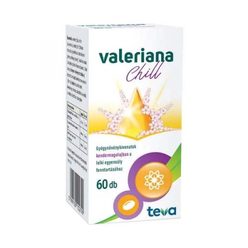 Valeriana Chill gyógynövény kivonatos lágy kapszula (30db)