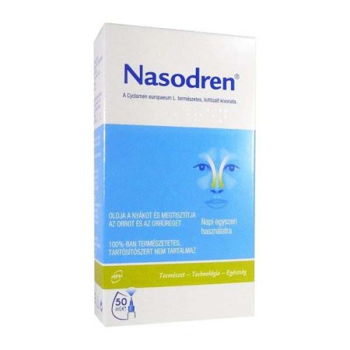 Nasodren orrspray + oldószer (5ml + 50mg)