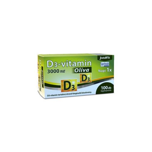 Jutavit D3-vitamin 3000 NE Olíva lágykapszula (100 db)