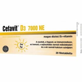 Cefavit D3 vitamin 7000NE filmtabletta (20 db)