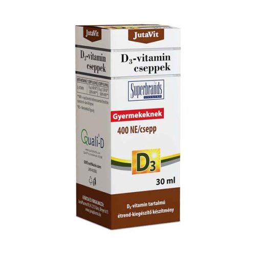 Jutavit D3-vitamin 400NE étrend-kiegészítő cseppek (30ml)