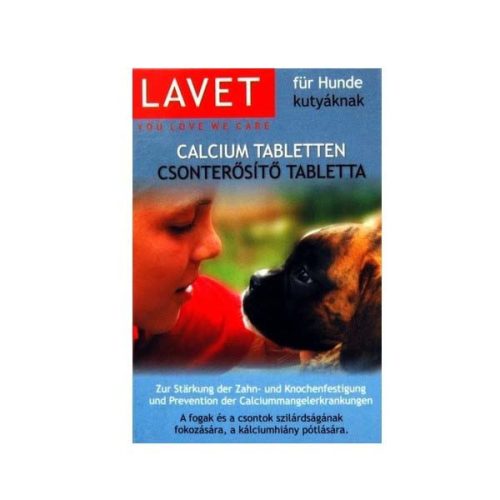 Lavet Calcium Csonterősítő tabletta kutyáknak (50db)