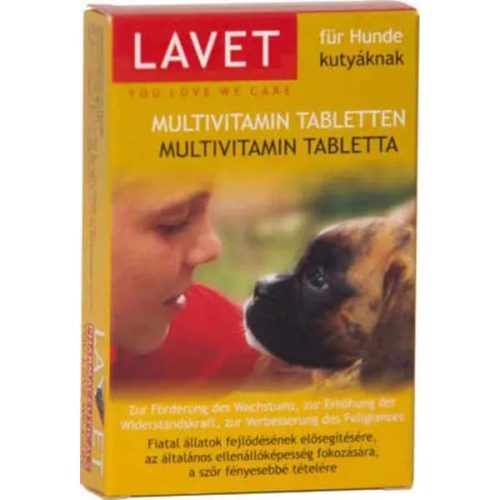 LAVET MULTIVITAMIN tabletta kutyának (50db)