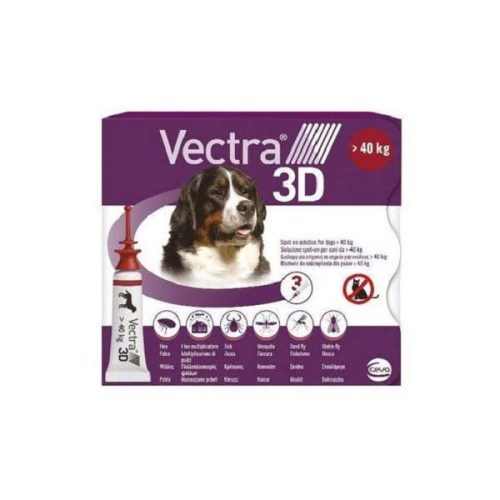 Vectra 3D rácsepegtető oldat kutyáknak > 40 kg (3db pipetta)