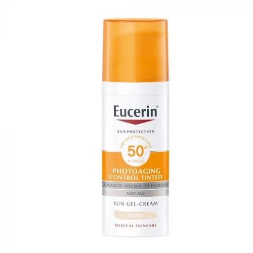 Eucerin Sun Photoaging Control színezett napozó krém arcra light SPF 50+(50ml)