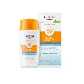   Eucerin Sun Hydro-Protect ultra könnyű napozó fluid arcra SPF50+ (50 ml)