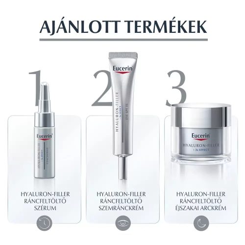 Eucerin Öko-utántöltő Hyaluron-Filler ráncfeltöltő nappali arckrém (50ml)