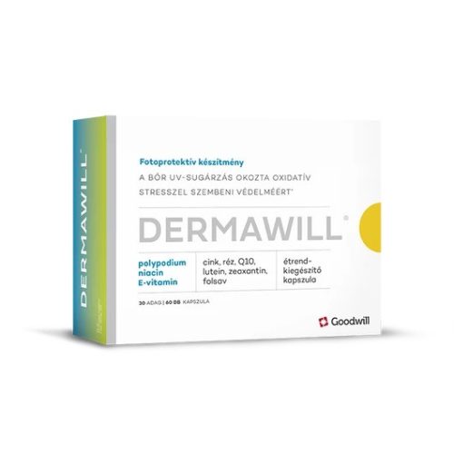 Dermawill fényvédő hatású étrend kiegészítő kapszula (60db)
