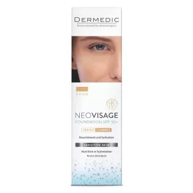   Dermedic Neovisage Tápláló és hidratáló alapozó krém SPF 50+ HOMOK (30ml)