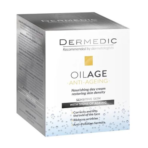 Dermedic Oilage Tápláló Bőrsűrűséget helyreállító nappali krém (50ml)