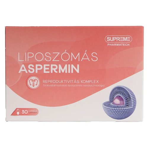 Supreme Pharmatech Liposzómás Aspermin a termékenység növeléséért (30db)