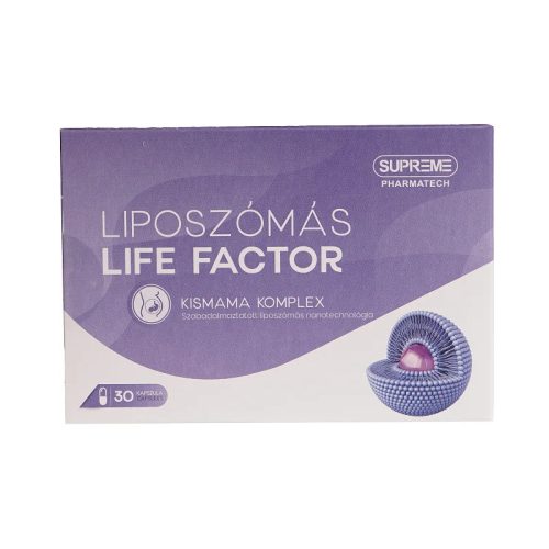 Supreme Pharmatech Life Factor a jóllétért liposzómás étrend-kiegészítő (30db)