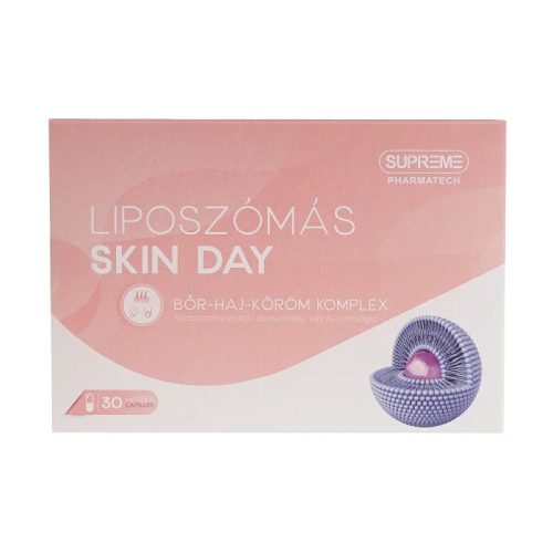 Supreme Pharmatech Skin Day Liposzómás vitamin a bőr szépségéért (30 db)