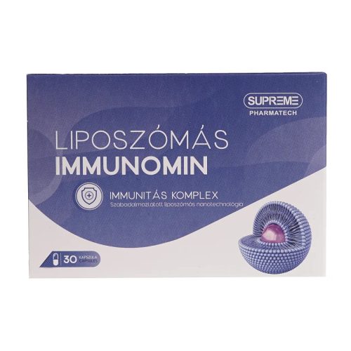 Supreme Pharmatech Immunomin Liposzómás vitamin az erős immunrendszerért (30db)