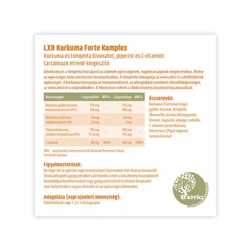 LXR Kurkuma Forte Komplex (60 db)