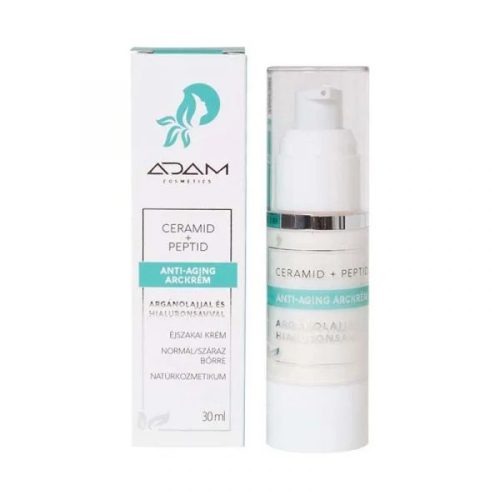 Adam Cosmetics Anti-aging Arckrém Ceramid+Peptid argánolajjal és hialuronsavval (30ml)