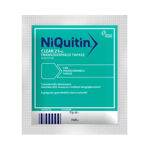 Niquitin Clear 21 mg transzdermális tapasz (7 db)