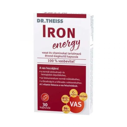 Dr. Theiss Iron Energy Vas vitamin kapszula (30db)