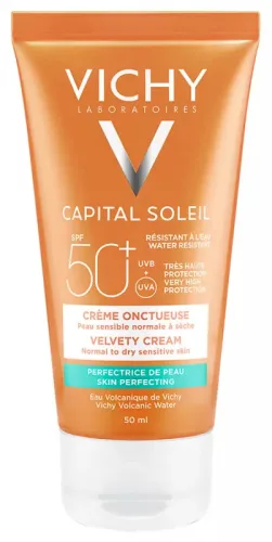 Vichy Capital Soleil Bársonyos napvédő krém arcra SPF 50+ (50ml)