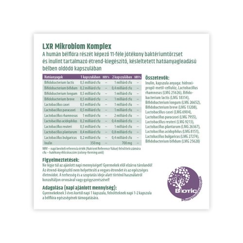 LXR Mikrobiom Komplex (30 db)