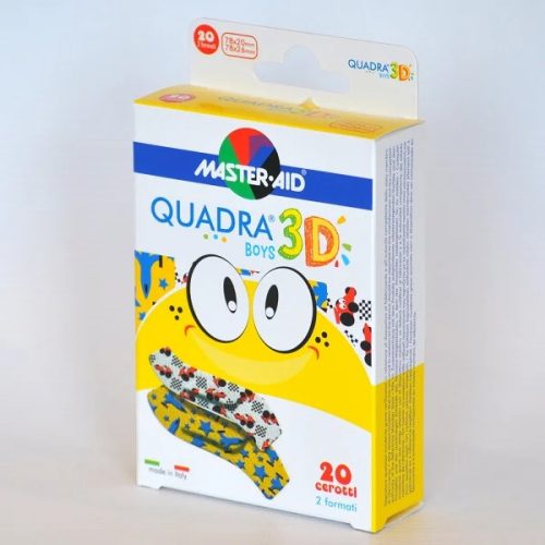 Quadra 3D Sebtapasz fiúknak (20db)