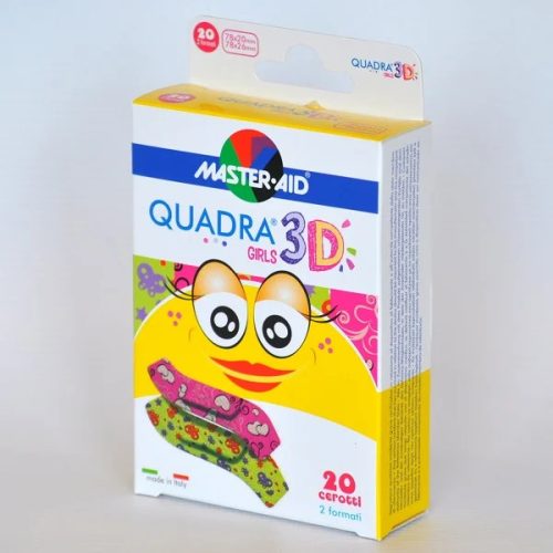 Quadra 3D Sebtapasz lányoknak (20db)