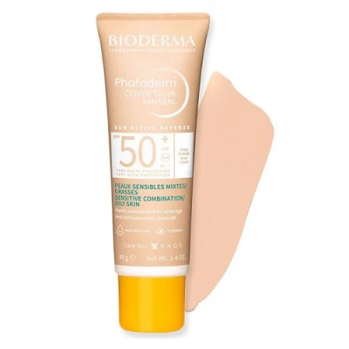 BIODERMA Photoderm Cover Touch Mineral SPF50+ nagyon világos (40g)