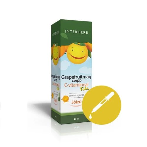 Interherb Grapefruitmag csepp KIDS C-vitaminnal (20ml)