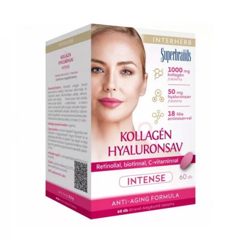 Interherb Kollagén & Hyaluronsav Intense tabletta (60 db)