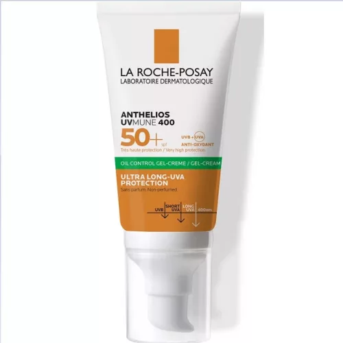 La Roche-Posay Anthelios Uvmune 400 Oil control napvédő gél-krém SPF50+ (50ml)