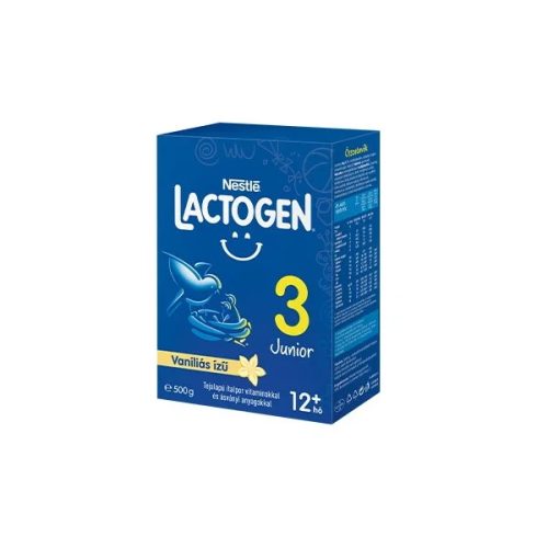 Lactogen 3 Junior Vaníliás ízű tejalapú italpor 12 hó+ (1000g)