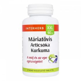 Interherb XXL máriatövis és articsóka tabletta (90 db)