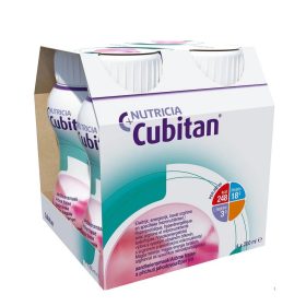   Cubitan eper ízű speciális gyógyászati célra szánt élelmiszer (4x200ml)