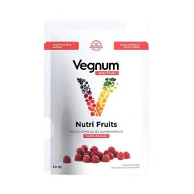   Vegnum NutriFruits piros gyümölcs élőflórás gumigyümölcs (30 db)