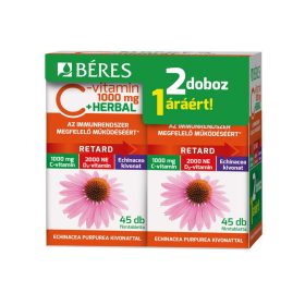   Béres Retard C-vitamin 1000 mg + Herbal filmtabletta DUO PACK (2x45db)