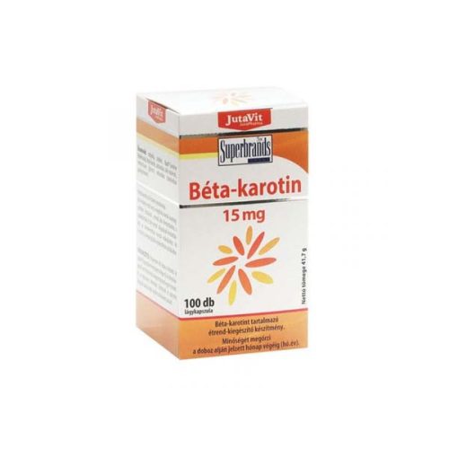 JutaVit Béta-karotin 15 mg lágykapszula (100db)