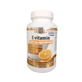   Jutavit C-vitamin 500mg + D3-vitamin 2000NE narancs ízű rágótabletta (100db)
