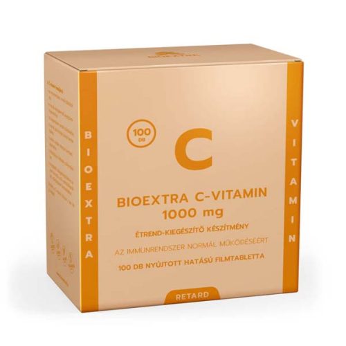 Bioextra C-vitamin 1000mg étrend-kiegészítő retard tabletta (100db)